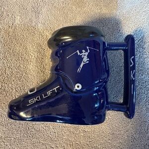 Blue Ski Boot Coffee Mug
